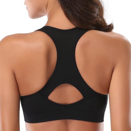 Image of MIRITY Women Racerback Sports Bras - High Impact Workout Gym Activewear Bra
