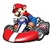 Produktbild RoomMates 539021 Großer Sticker/Aufkleber aus Vinyl, wiederverwendbar, Super Mario Kart Wii, Rot
