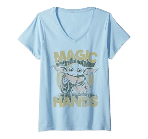 T-shirt Star Wars femme The Child v-neck shirt vêtement geek