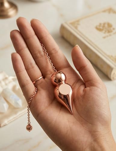 Image of Hammer Design Openable Copper Pendulum for Reiki Healing, Dowsing & Chakra Balancing - Divination & Meditation Tool for Energy Cleansing