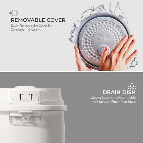 Image of CUCKOO Rice Cooker and Warmer, 20-Cup Cooked, White, CR-1095