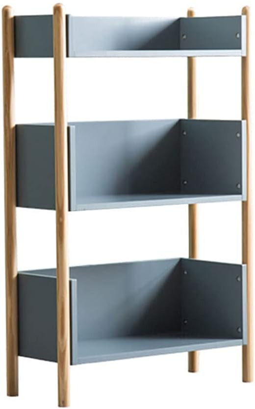 Standing Shelf Units Freestanding Storage Shelves Modern Bookshelf Shelf Plant for Clothes Bags Books Ornaments Toys Potted Pl(60.52560CM Blue)
