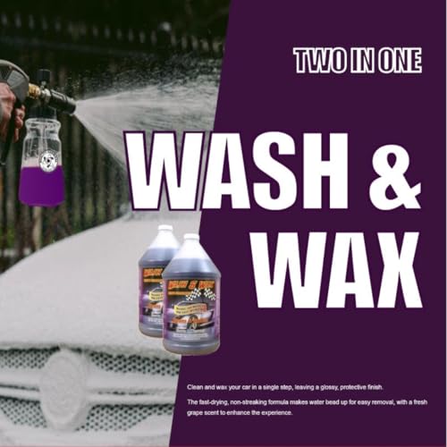 Jabón Lavado y Cera para Autos con Aroma a Uva 128 oz Pack 4 miniatura 2
