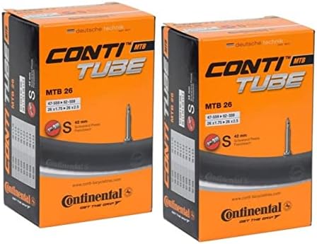 Continental MTB Bike Tubes – 2 Pack Factory Packaging