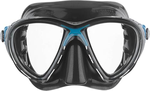 Cressi Big Eyes Evolution - Gafas de Buceo, Color Negro/Azul