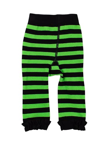 Image of RuffleButts Baby Girls Patterned Footless Ruffled Tights - Ruffle Tights | For Female Infants And Toddlers, Everyday Wear, Special Occasion Outfits, Layering Essential