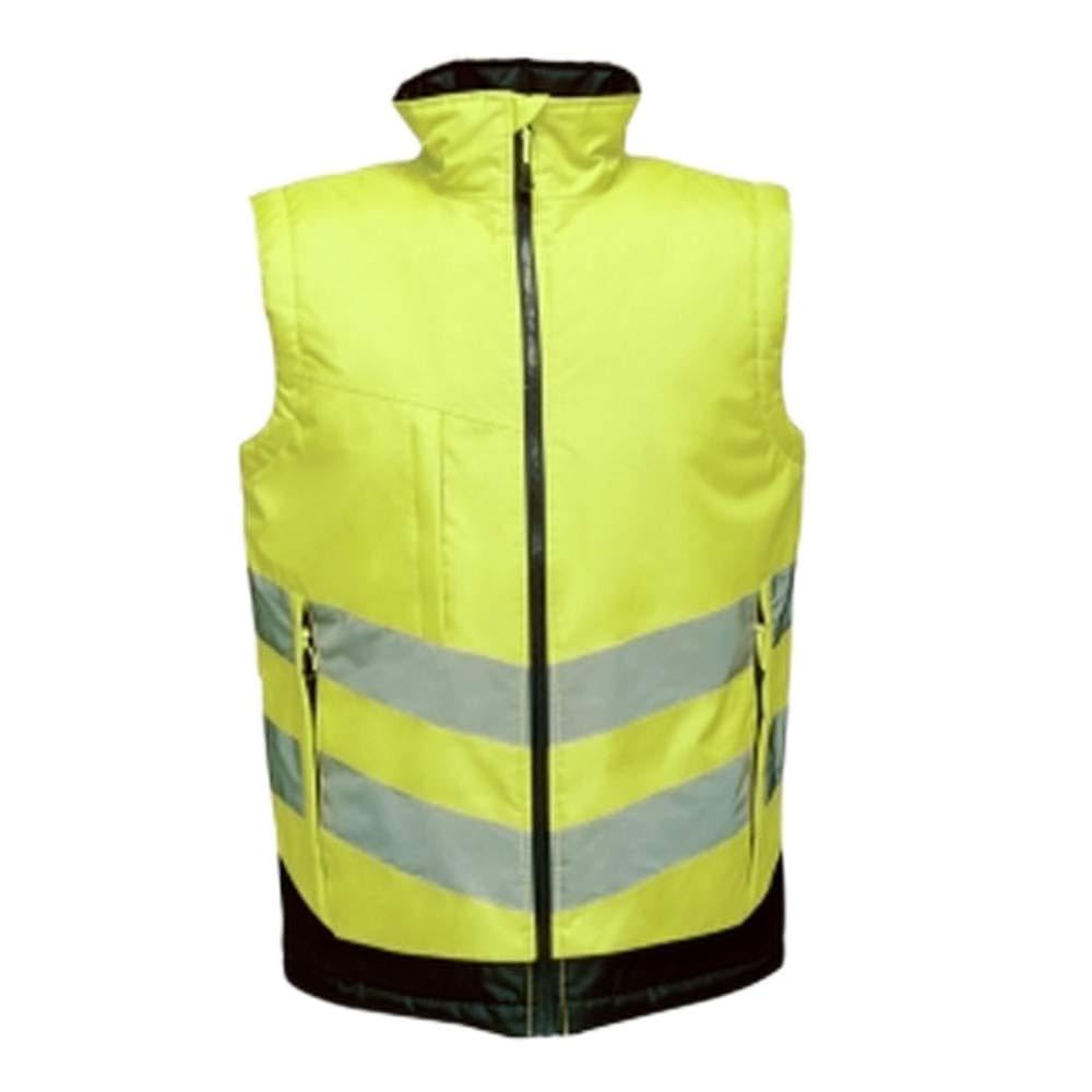 Regatta Professional Men's Waterproof Hi-Vis Pro Insulated Reflective Gilet - Yellow Medium