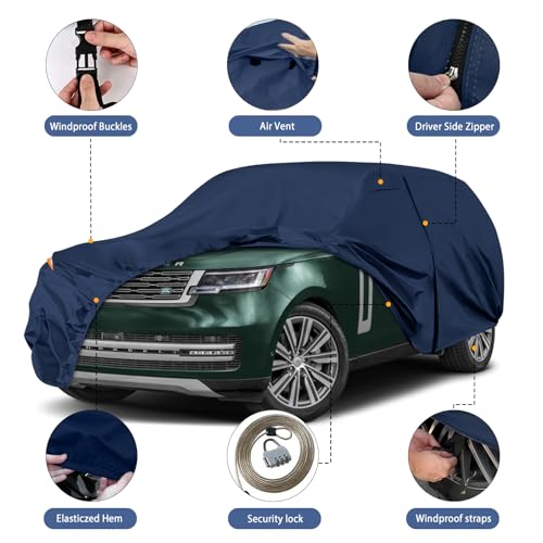 Bâche Range Rover LWB robuste 10 couches toutes saisons - 2