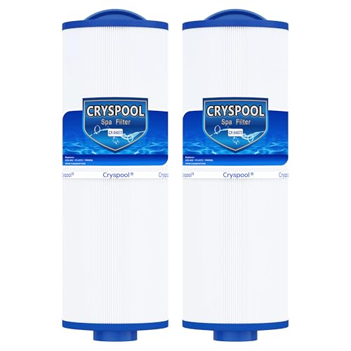 Cryspool 04077 Compatible with Cal Spa Filters 4CH-949 PWW50L FC-0172 Rising Dragon Dynasty Spas 50 Sq. Ft Hot Tub Replacement Filter Cartridge 2 Pack