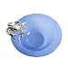 Mud Pie Blue Glass Condiment Bowl with Crab, 6-Inch