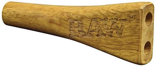 RawÂ Double Barrel Wooden Cigarette Holder 3.15 with Felt Carry Bag, Model: , Spoorting Goods Shop