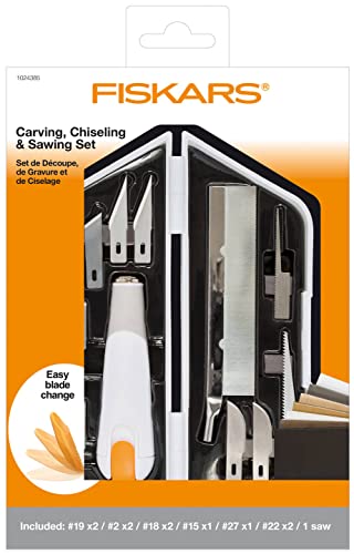 Fiskars Set Universel de découpe, de Gravure et de ciselage