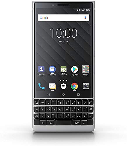 BlackBerry KEY2 Black Unlocked Android Smartphone 4G LTE US Version Silver 64GB