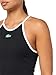 Lacoste Womens Halter Neck Sleeveless Slim Fit Classic T-Shirt, Black, XX-Small