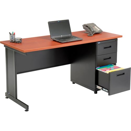 Global Industrial 670073CH 60 Inch W X 24 Inch D Office Desk thumb #2