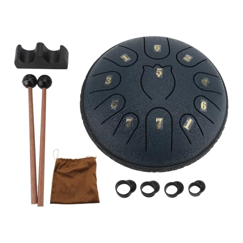 Steel Tongue Drum azul de 6 pulgadas 11 tonos miniatura 5