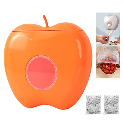 Plastic Food Wrap Storage Box with 200pcs Fresh Keeping Bags,