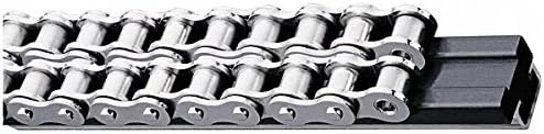Fenner Drives GC2080-9G120.00 Double Chain Guide with Mounting Channel for 800 Chain, C9 Channel Type, Galvanized Steel, 1.75" Width, 10' Length