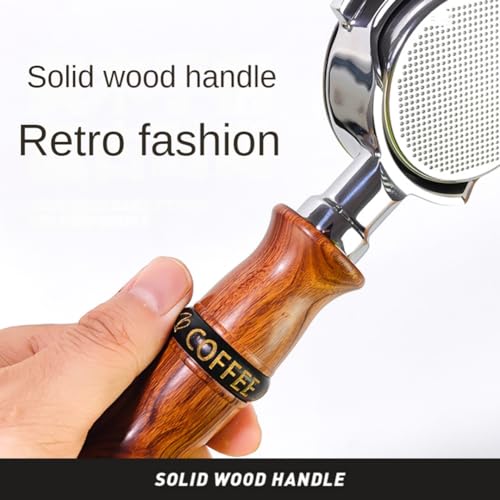 Paaruter Coffee Solid Wooden Handle M10 – Rotating Espresso Coffee Machine Tool Replacement Parts for Home Brewing - Image 3