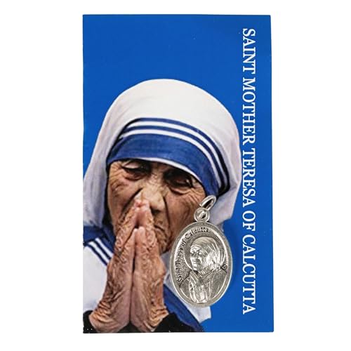 St. Mother Teresa Medal & Prayer Card Set - Inspiring