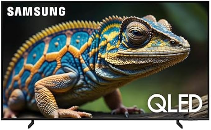 SAMSUNG 32-Inch Class QLED 4K Q60D Series Quantum HDR Smart TV w/Object Tracking Sound Lite, Motion Xcelerator, Slim Design, Gaming Hub, Alexa Built-in (QN32Q60D, 2024 Model)