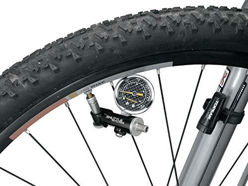 Image of Topeak Shuttle Air Pressure Gauge Dial with Case | Case