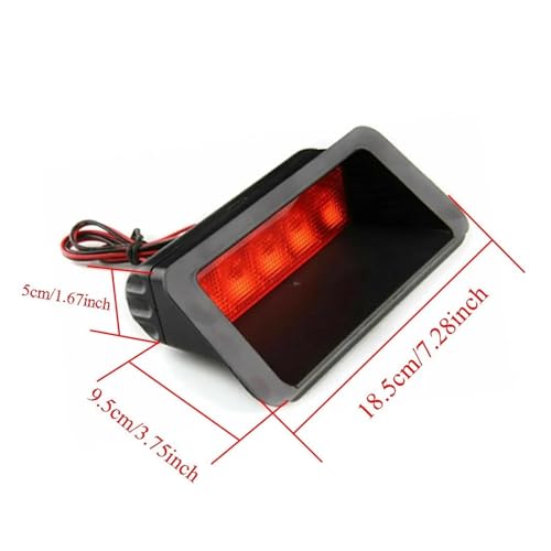 Feu stop arrière de remplacement 12V antibrouillard avec 5 LED - 4