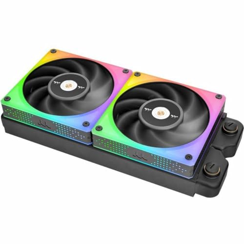 Image of Thermaltake TOUGHFAN 12 RGB Radiator Fan 3 Pack, 16.8 Million RGB Lighting, Max Air Flow 53.75 CL-F135-PL12SW-A