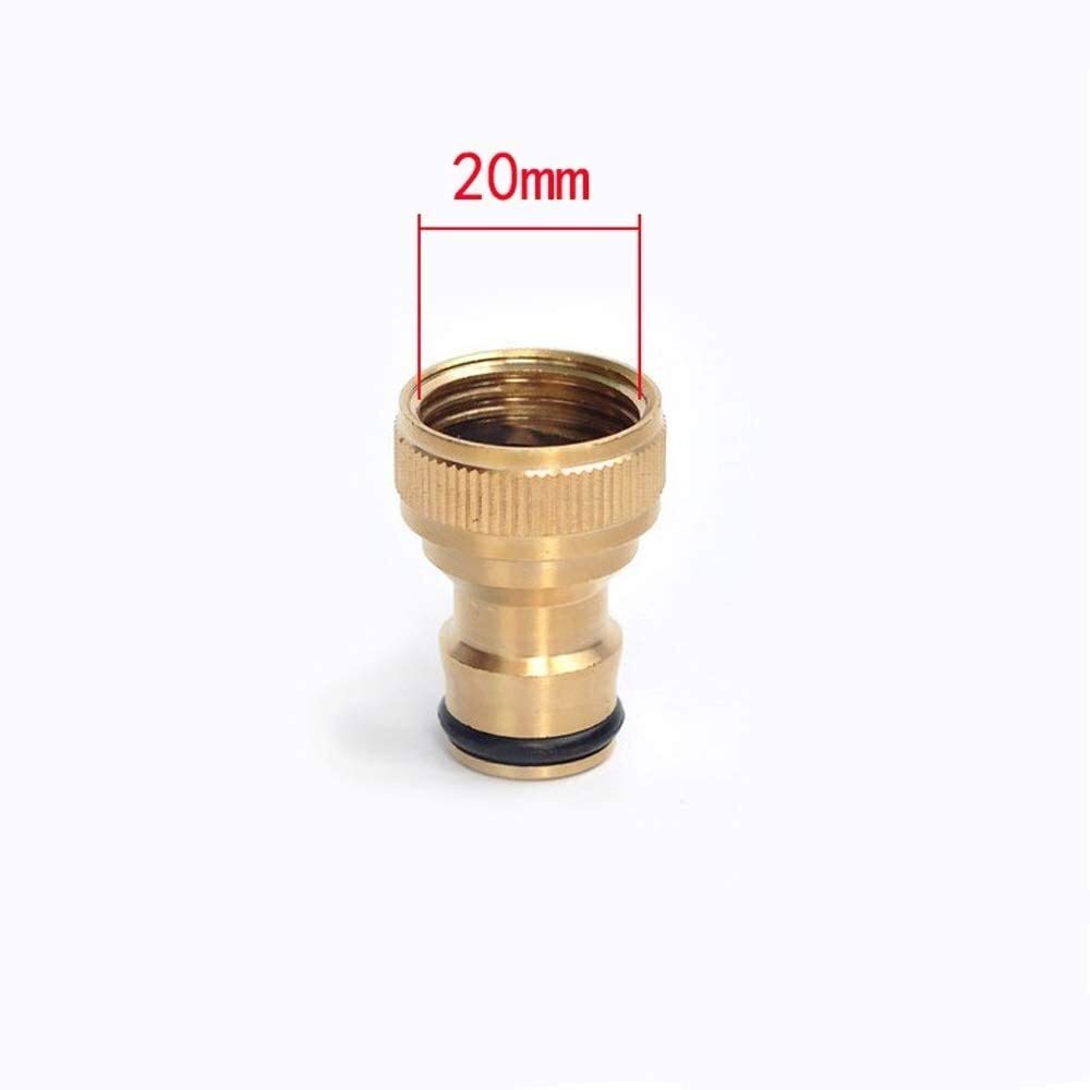 Raccordi filettati Connettori per tubi in ottone 1pc 1/2 "e 3/4" Filettatura femmina Ottone Rame Connettori rapidi Giunti Accessori per l'irrigazione del giardino di casa Raccordi per tubi di lavagg