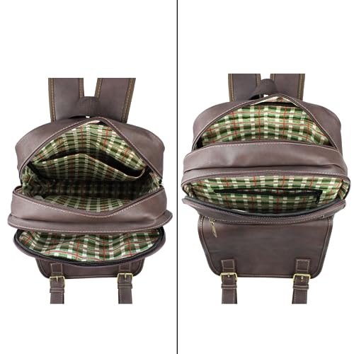 Mochila Executiva Vintage Marrom