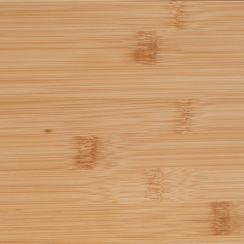 Relaxdays Papierhandtuchspender, mit Deckel, für H2 Papierhandtücher, HxBxT 17x27x13 cm, Zum Aufhängen, Bambus, Natur