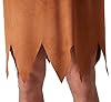 Maxim Party Supplies Caveman Costume Outfit for Halloween Includes Men's Suede Tunic, Bone Bracelet, Inflatable Bat and Pump (Brown, L/XL) #5