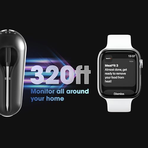 Orka-Meat-It-3-Wireless-Bluetooth-Meat-Thermometer-for-Cooking-Direct-Heating-Flame-Resistant-Measures-Core-Surface-Ambient-Temperatures-For-BBQ-Oven-Grill-Sous-Vide-Smoker-320ft-Range