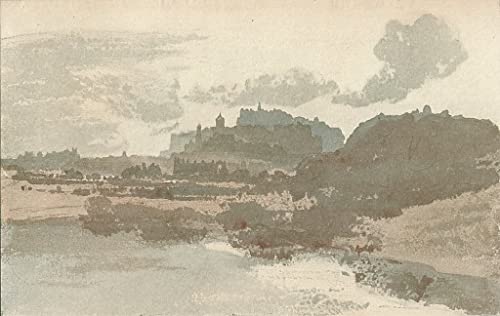 Tableau Édimbourg depuis St. Margarets Loch impression d'art sur toile déco murale 60x90cm