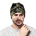 Comfy Soft Unisex Knitted Slouchy Beanie Hats for School Hiking Camping Dancing Work DarkGreen Camouflage Camo Beanie for Men Women Warm Fashion Cap