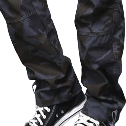 Men's Lightweight Casual Streetwear Pants Straight Leg Outdoor Hiking Pants Relaxed Fit Fashion Cargo Trousers4