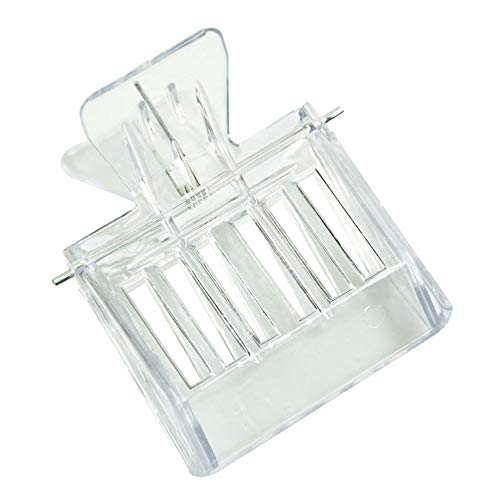 LQKYWNA 5pcs Bee Queen Catcher Plastic Cage Clips Transparent Trap Box Beekeeping Tool for Beekeepers Equipment Cage Plunger Plastic Tool Supplies
