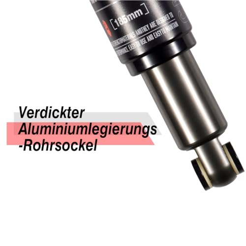 CNCLOL Fahrrad Stoßdämpfer Hinten, Fahrrad dämpfer 165mm x 750lbs für Mountainbike/Mtb/Mtn/ebike/Elektroroller/Dirtbike Hydraulische Shock Absorber.