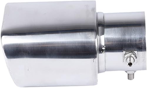 Miniatura 4 de OtpOutopa Tubo de escape de automóvil de acero inoxidable, tubo de escape universal de 2.5 a 3.7 pulgadas, tubo de escape de cola de garganta,