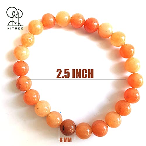 Image of HEALING AND SEMI-PRECIOUS CRYSTAL STONE BRACELET 8 MM ROUND FOR FENSHUI