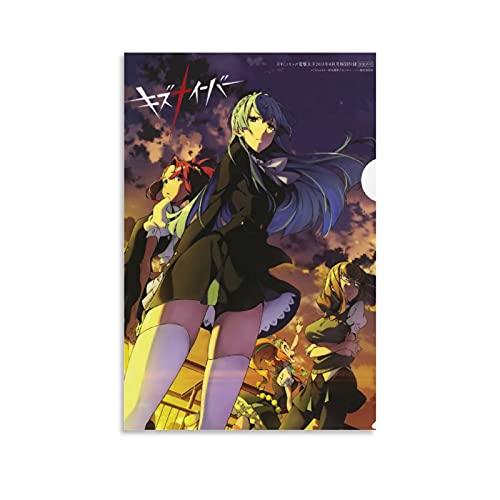 Anime Noriko Kiznaiver Vintage Posters Posters for Guys Posters for Room Posters for Boys Room Posters for Room Aesthetic Vintage Posters & Prints Home Decor Wall Art Print Poster Garage Bar Shop Dorm