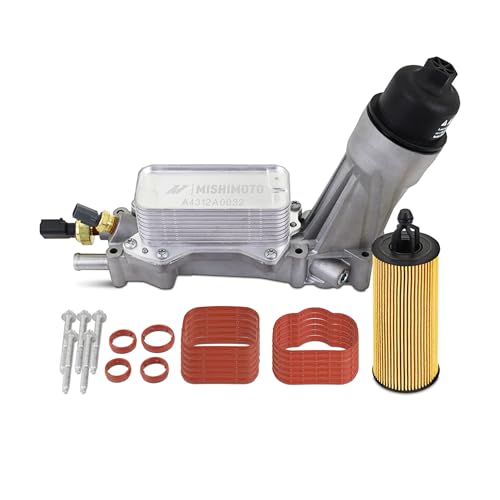 Mishimoto Aluminum Oil Filter Housing Kit Compatible with Pentastar 3.6L & 3.2L 2011-2017