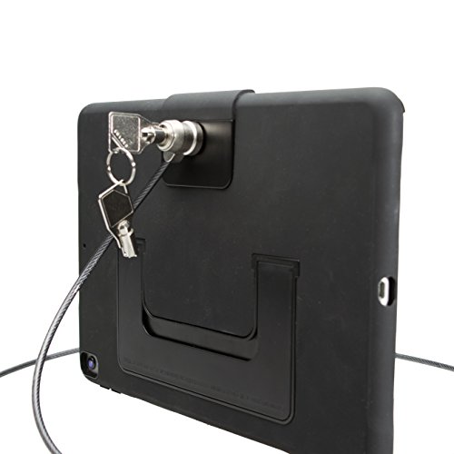 Portable Kickstand Case - Cta Impact-Resistant Silicone Security Case With Kickstand And Anti-Theft Cable For Ipad Air 3 And Ipad Pro 10.5" (Pad-Sckt) #TOP4