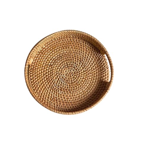 QOKLIYUI Hochwertiges, strukturiertes Serviertablett mit geschlossener...