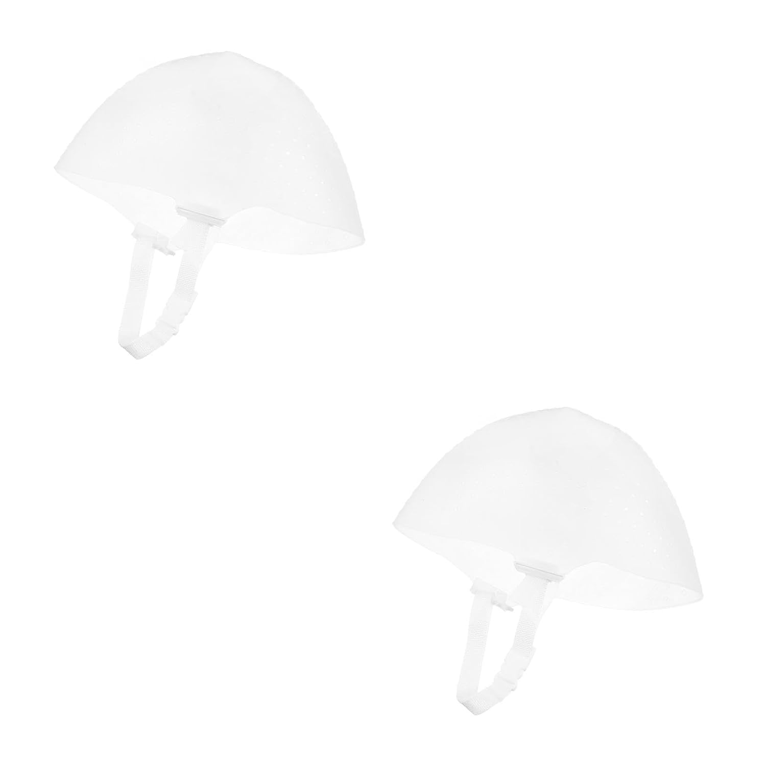 FRCOLOR 2pcs Hair Highlights Hat with Needle Hook Reusable Dye Cap with Holes for Salon Hair Coloring Diy Highlighting Tool for Pulling through Perforations