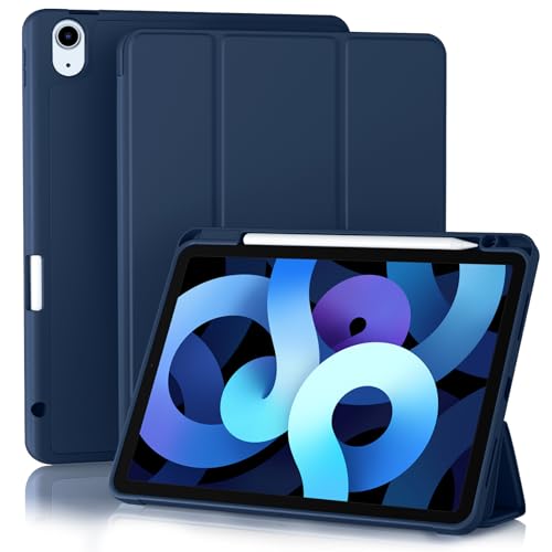 Image of Akkerds for iPad Air 11 Inch Case M4 /M3 /M2, Air 5th /4th Gen 10.9,Navyblue