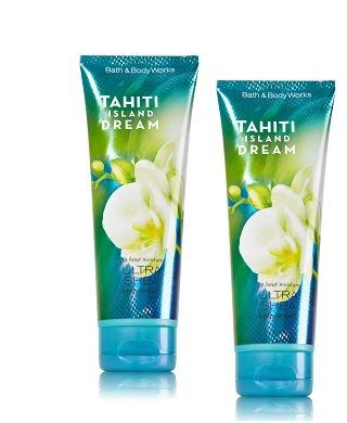 Bath and Body Works 2 Pack Tahiti Island Dream Ultra Shea Body Cream 8 Oz.