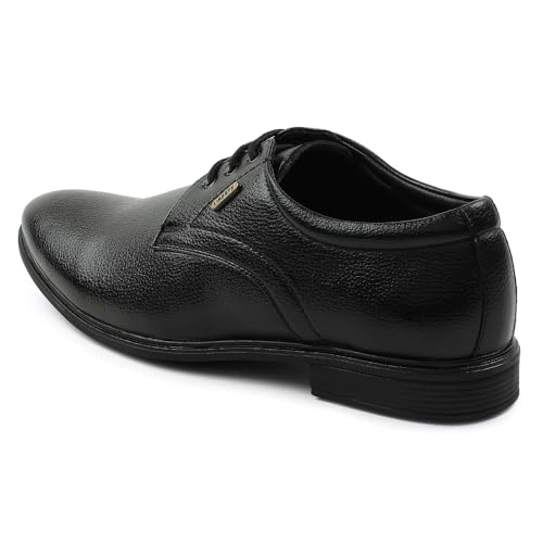 Image of Liberty Fortune HOL-130E Formal Lacing Derby Shoes for Men with PVC Sole | PU Outsole | Comfortable & Lightweight | Cushioned Footbed | Durable & Trendy Design