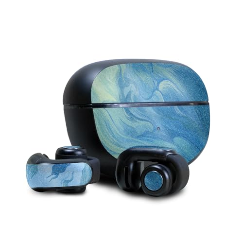 Image of Glossy Glitter Skin Compatible with Bose Ultra Open Earbuds - Visionary - Premium 3M Vinyl Protective Wrap Decal Cover - Easy to Apply | Crafted in The USA by MightySkins