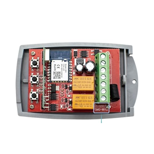 Apriporta automatico, Tuya Auto Cancello di Controllo Apri di Apertura Porta Del Garage 433 Cancello Ricevitore Esterno 12v 24v 220v Moduli di Controllo Portale Wireless(AC DC 7-32V WIFI)